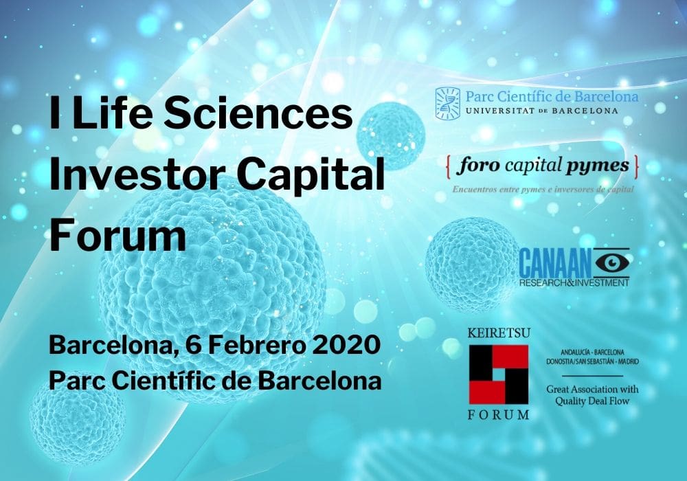 I Life Sciences Investor Capital Forum Barcelona 6 Febrero 2020